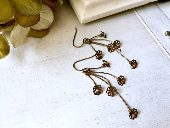 fleuret C（フルーレ カーブ) pierce/earring 2枚目の画像