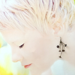 fleuret C（フルーレ カーブ) pierce/earring 3枚目の画像