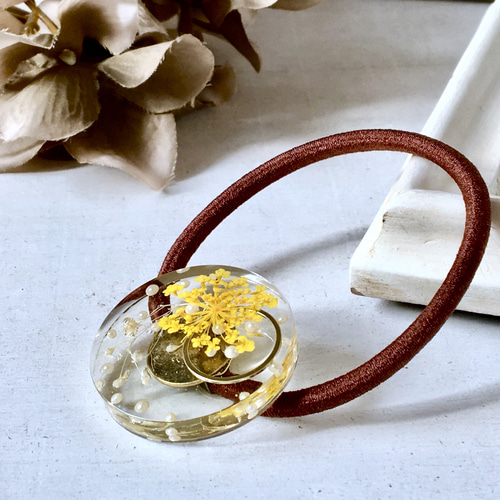 数量限定ハンドメイド2019』ガーデン ヘアアクセサリー ヘアゴム お花