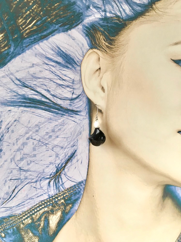 monotone color pierce/earrings モノトーンカラーのピアス/イヤリング 7枚目の画像