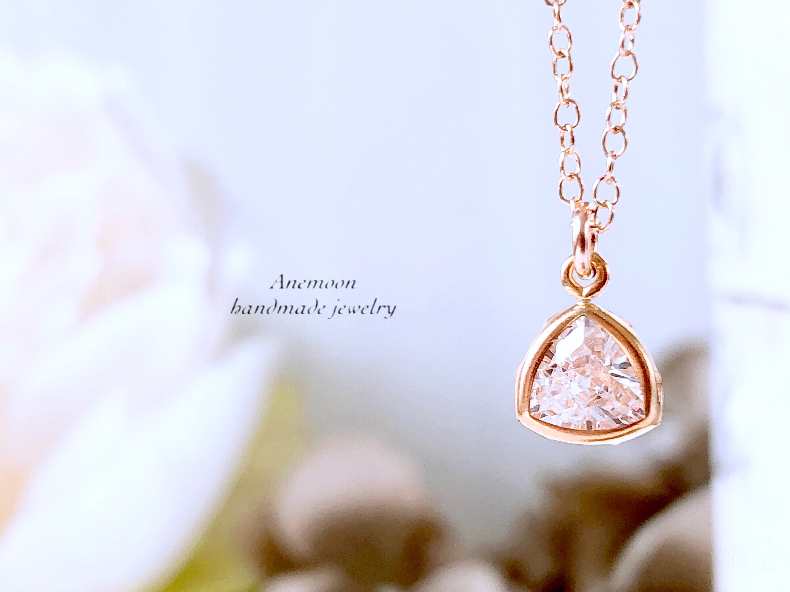 【14kgf トリリアントネックレス】約40cm キュービックジルコニア