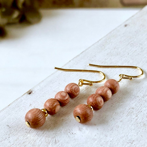 ウッディピアス/イヤリング woody-woody pierce/earring ピアス 