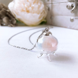 レインボークラゲのネックレス jellyfish necklace 4枚目の画像