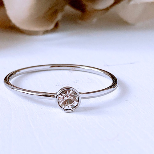 スワロフスキー リング 13号 箱あり ティアラの指輪『スワロフスキーリング』11号13号15号17号