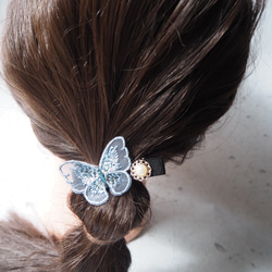«送料無料»羽ばたき蝶々ヘアクリップ 6枚目の画像