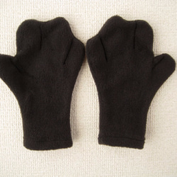 黒猫の手　手袋　 5枚目の画像
