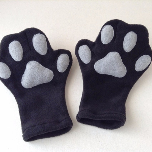 男性用】黒猫の手 手袋 手袋・ミトン りょうこ 通販 3101893｜Creema