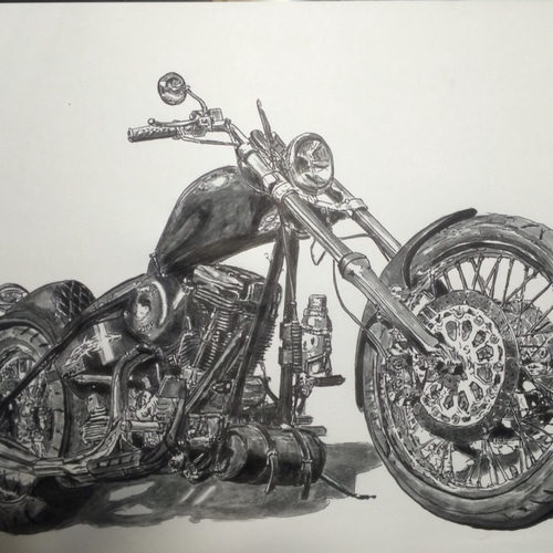 イラストオーダー 専用ページ イラスト カワサキNinja ZX-9R（青） : MotorParade - 通販