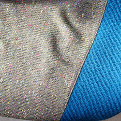 2wayカーディガン・暖かい羽織物- - -グリーン/ブルー/ウール 7枚目の画像