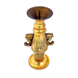 復古黃銅燭台，模仿古代東方文化，龍(SKU05) 第2張的照片