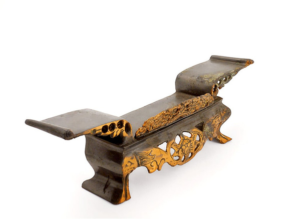 復古蝕刻鐵祀桌，中國清代舊風格，大翅膀(SKU16) 第2張的照片