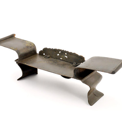 復古蝕刻鐵祀桌，中國清代舊風格，大翅膀(SKU16) 第4張的照片