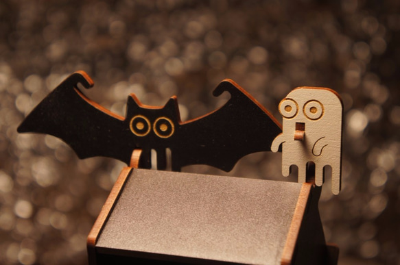 Halloween Stereo Puzzle (Mono Speaker+Bat&Ghost) 3枚目の画像