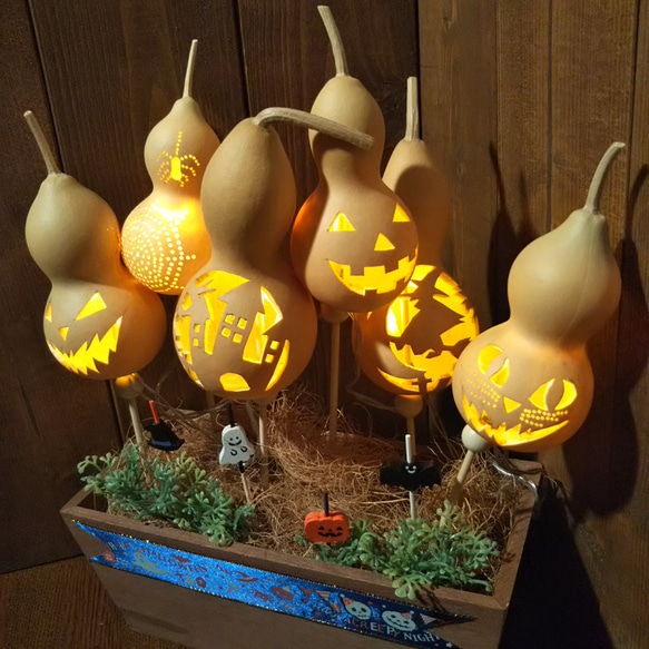 ひょうたんランプ★ハロウィンパーティー 1枚目の画像