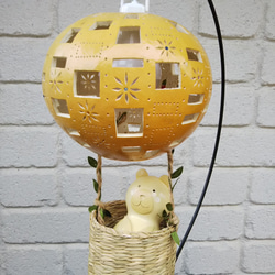ひょうたんランプ★気球とくま 5枚目の画像
