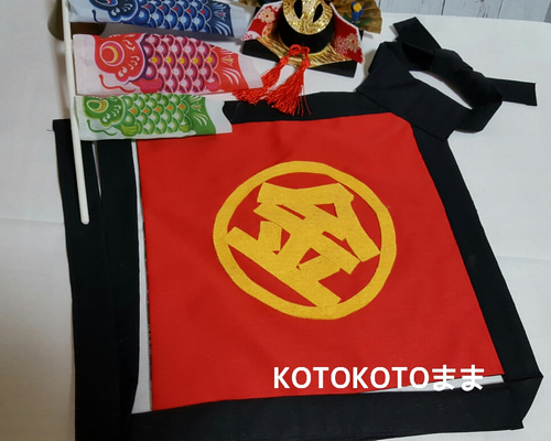 初節句に！金太郎腹掛けハチマキセット✨ スタイ・よだれかけ KOTOKOTO