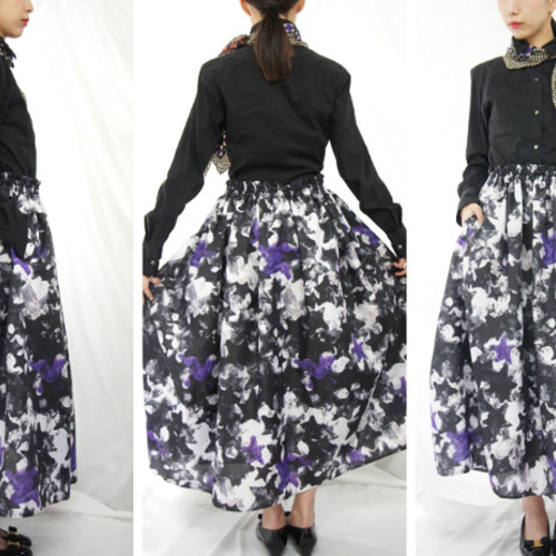 BLUE星迷彩 プリントスカート Pray for Peace | tenbo webshop