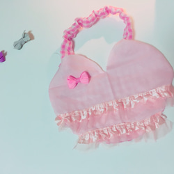 ハート型スタイ スタイ・よだれかけ chiiimama 通販 3540104｜Creema