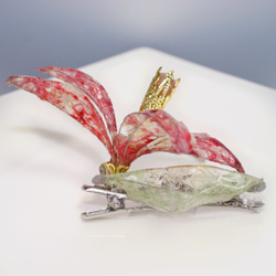 雅-MIYABI- 和紙花のヘアークリップ 02 2枚目の画像