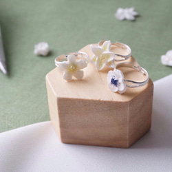 罌粟秋牡丹 戒指 手工黏土裱花 可訂製 第2張的照片