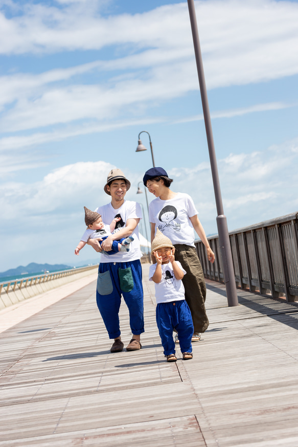 【仕様変更の為SALE】親子でリンクコーデ☻タッチ&ギューTシャツ 2枚目の画像