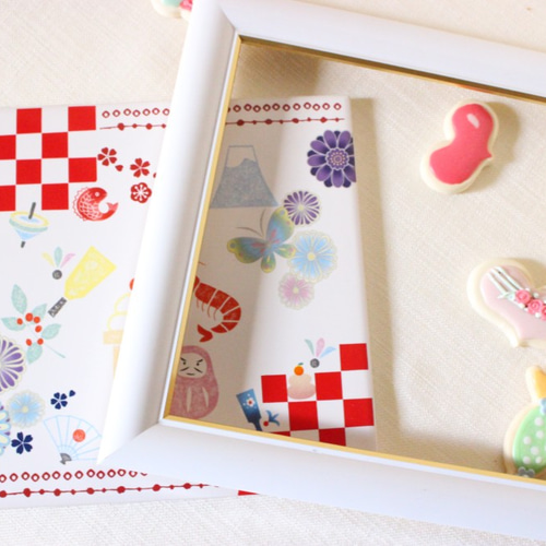 ポーセラーツ タイル用額8点セット ポーセラーツオリジナル転写