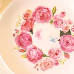 ガーデン☆華やかなお花のカップ&ソーサー「ポーセラーツ」 2枚目の画像
