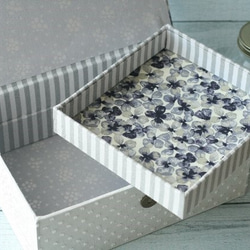 2段ボックス　裁縫箱　道具箱　リバティ　　ケイティアン 3枚目の画像