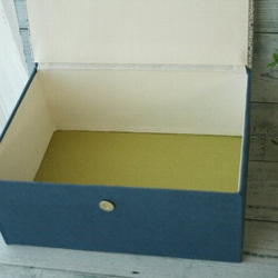 リバティ　おもちゃ箱　収納ボックス L　アデラジャ 3枚目の画像