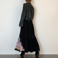 着物リメイク　留袖マーメイドフレアスカート 4枚目の画像