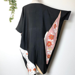 和服重製Tomesode Momonga連衣裙 第7張的照片