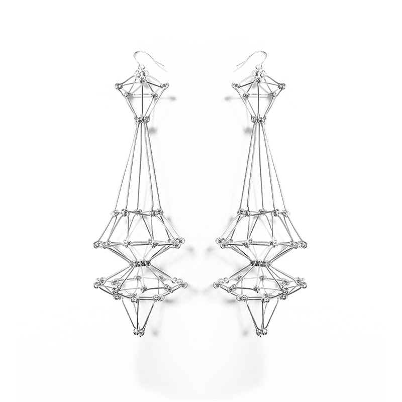 geometric jewelry pierce/earring_pair_A