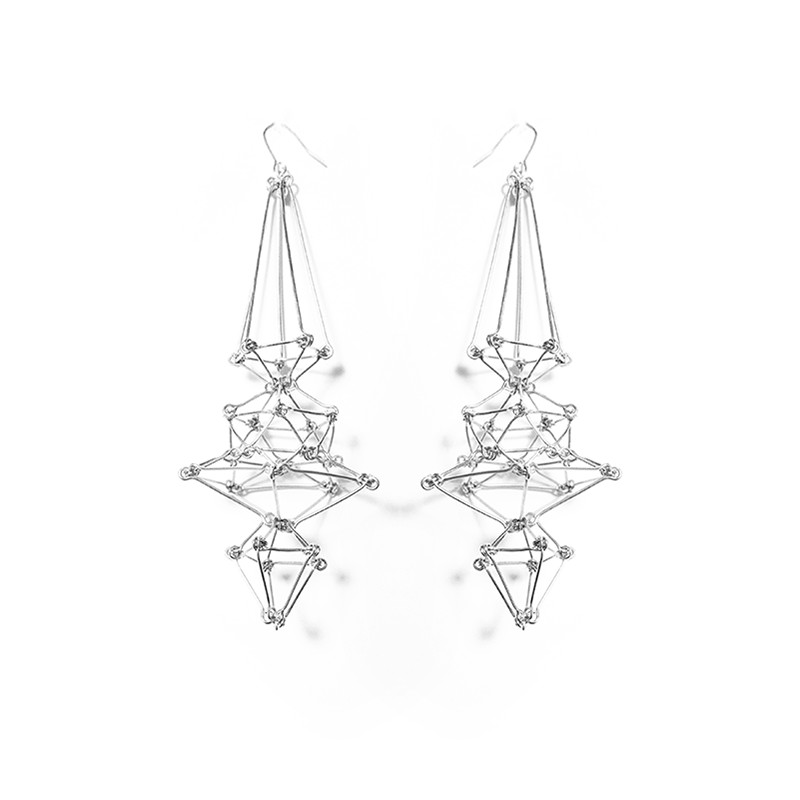 geometric jewelry pierce/earring_pair_B