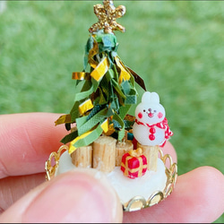 【受注製作】ミニチュア  クリスマスドーム 2枚目の画像