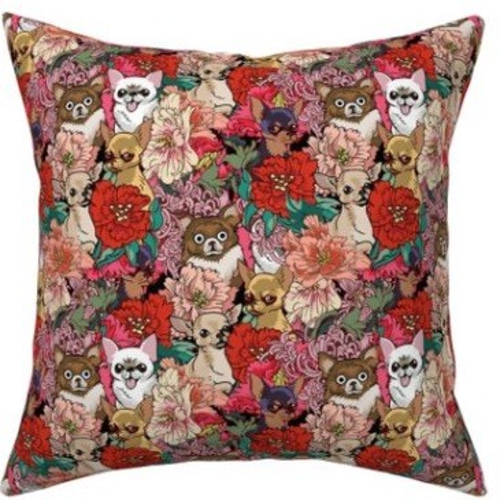 New 犬 犬柄 チワワの可愛すぎるデザイン 輸入生地 生地 チワワ