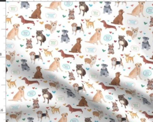 レビュー高評価の商品!の商品をすべて 犬 New 犬柄の可愛すぎるデザイン ハンドメイド 生地 輸入生地 その他