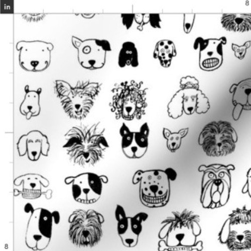New 犬 犬柄の可愛すぎるデザイン 輸入生地 生地 ハンドメイド