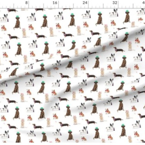 【楽ギフ_のし宛書】 New 犬 犬柄の可愛すぎるデザイン 輸入生地 生地 ハンドメイド その他