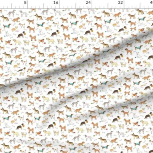 New 犬 犬柄の可愛すぎるデザイン 輸入生地 生地 ハンドメイド