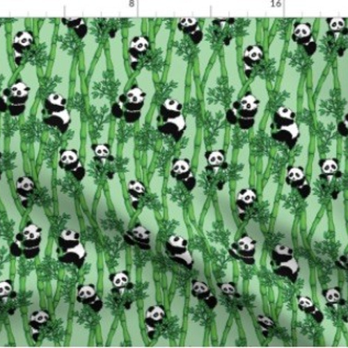 輸入生地 パンダ 動物柄 ハンドメイド素材 生地 布 布地 生地