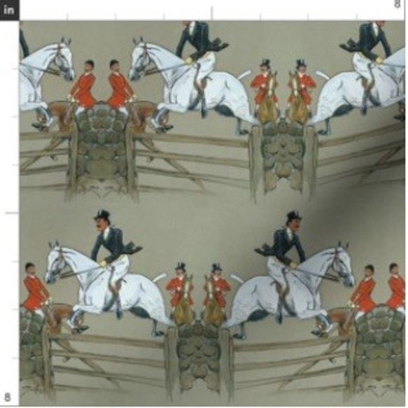 New 馬 馬柄 ホースの可愛すぎるデザイン 馬術 乗馬 騎士 競馬 輸入生地 生地 4枚目の画像