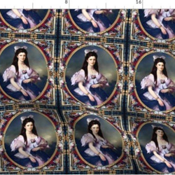 マリーアントワネット 貴婦人 クィーン 生地 輸入生地 ロココ調 ビクトリア 中世フレンチ宮廷 1枚目の画像