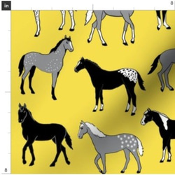 馬 馬柄 ホースの可愛すぎるデザイン 馬術 乗馬 騎士 競馬 輸入生地 生地 ハンドメイド 素材 4枚目の画像
