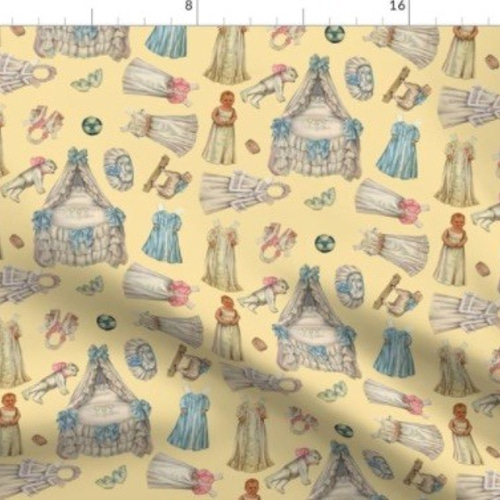 アンティークドール 紙人形 ペーパードール ビスクドール 着せ替え人形