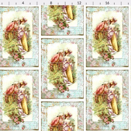 輸入生地 マリーアントワネットデザイン レア ハンドメイド素材 生地 