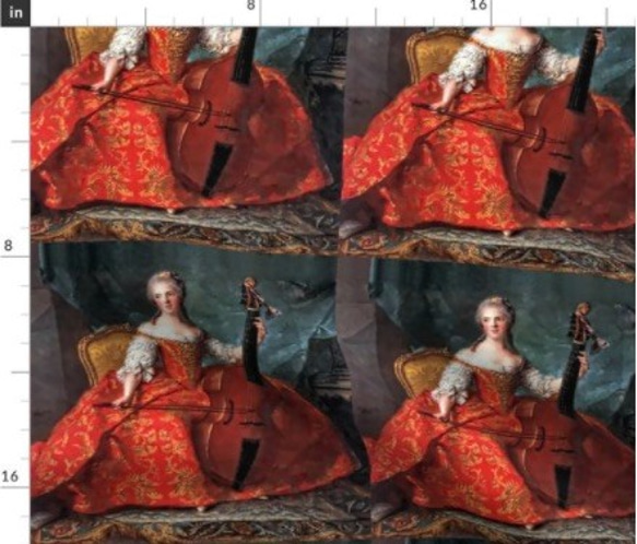 マリーアントワネット 貴婦人 クィーン 生地 輸入生地 ロココ調 ビクトリア 中世フレンチ宮廷 1枚目の画像