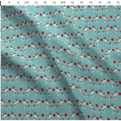 New 犬 犬柄 シュナウザーラブ 輸入生地 生地 1枚目の画像