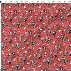 New 不思議の国のアリス 帽子屋 ティーパーティー 生地 輸入生地 2枚目の画像