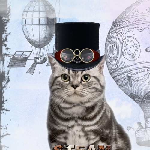 絵画 猫の絵 アメリカンショートヘア アンティーク 猫雑貨 可愛い猫 アメショ New オリジナルデザイン 猫 猫柄 アメリカンショートヘア アメショ