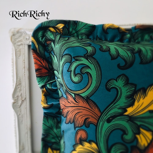 ワンアンドオンリー ベルベット ウィリアムモリス  オリジナルクッションカバー ワンアンドオンリー ベルベット ウィリアムモリス アカンサス